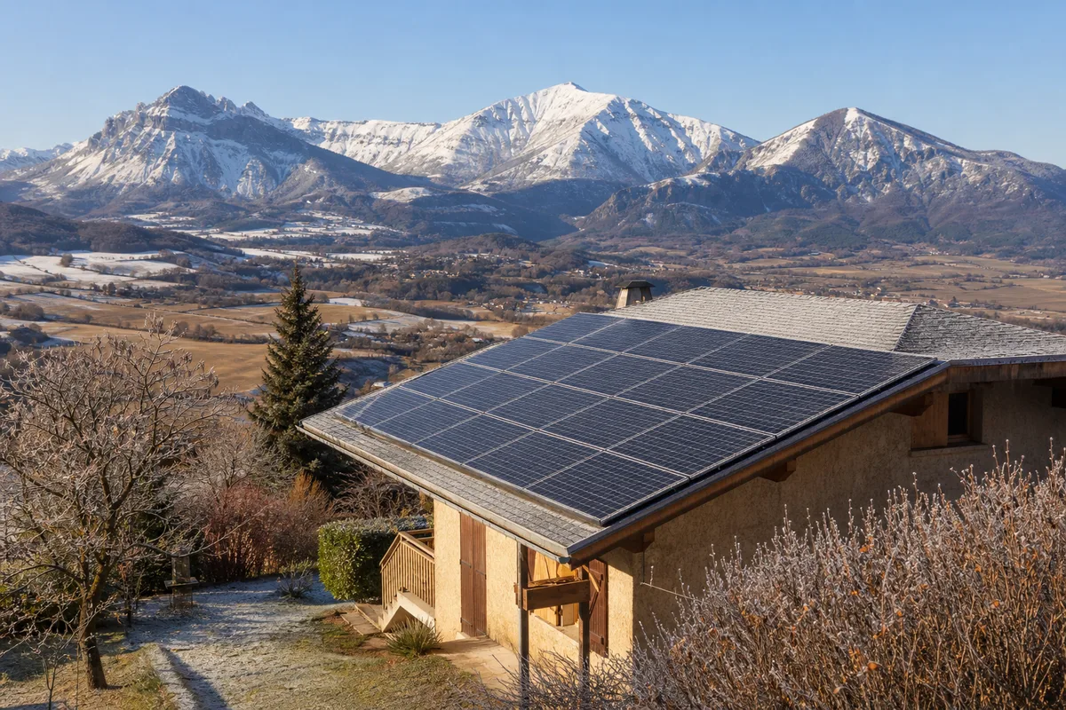 Altitude et photovoltaïque à Saint-Bonnet-en-Champsaur (1 025 m) : un rendement dopé par le froid