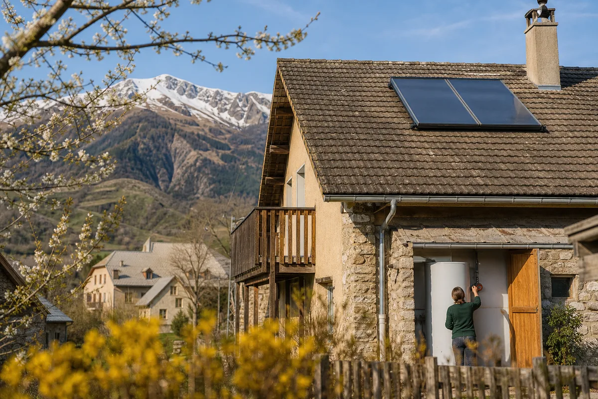 Chauffe-eau solaire à Saint-Bonnet-en-Champsaur