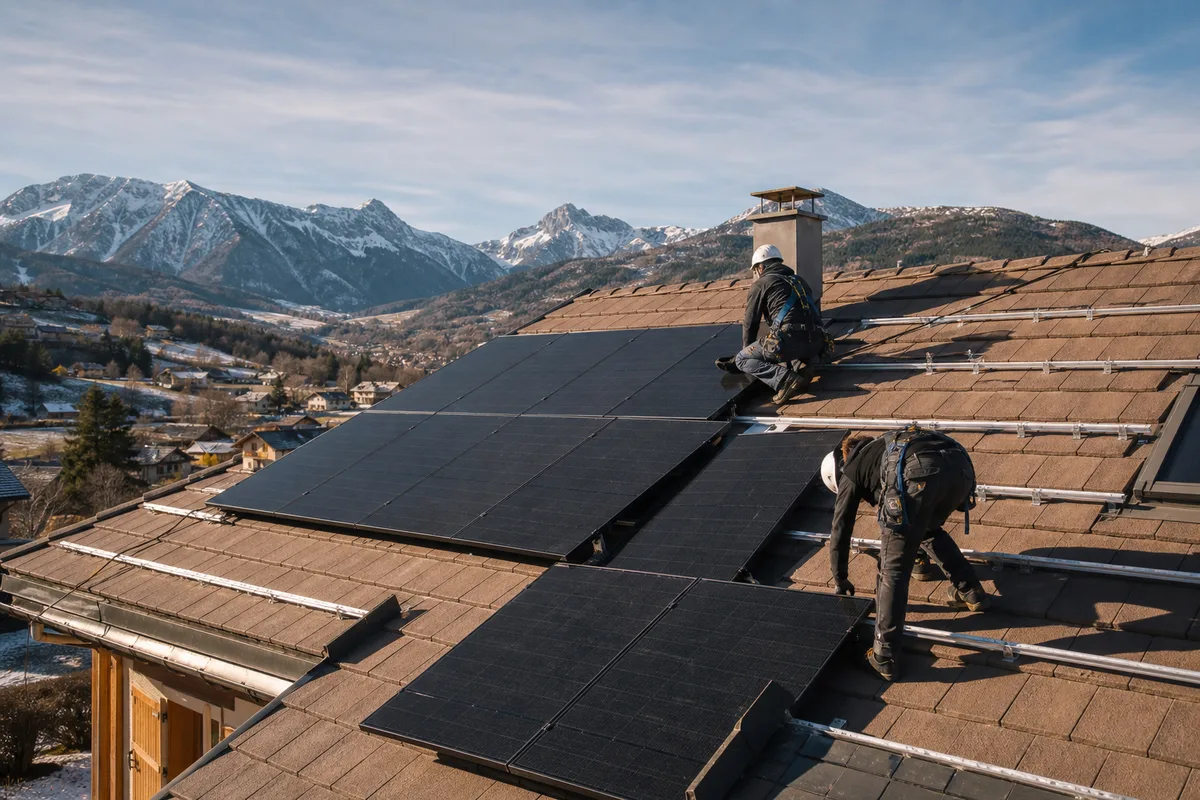 Installation de panneaux photovoltaïques à Saint-Bonnet-en-Champsaur
